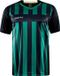 Craft Progress 2.0 Stripe Shirt Korte Mouw Heren - Zwart / Groen | Maat: XL
