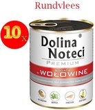 Dolina Noteci Premium rijk aan rundvlees - nat hondenvoer - 800g x10