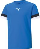 Puma teamRISE Jersey Shirt Junior Blauw - Zwart - Wit