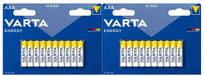 Varta Energy AAA Blister - 2 x 10 stuks - Voordeelverpakking
