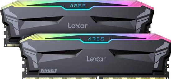 Lexar Ares RGB LD5EU016G-R6400GDLA - DDR5 - 32 GB: 2 x 16 GB - 288-PIN - 6400 MHz / PC5-51200 - CL32 - 1.4V - RGB