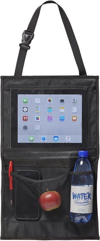 Pro Plus Autostoel Organizer - Tablethouder 2 in 1 - Zwart