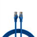 Kupferverkabelung RJ45 Patchkabel Cat.5e U/UTP LSZH, CCA AWG24/7 blau 20m