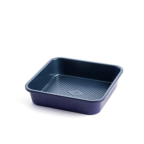 BK Vierkante Cakevorm met Antiaanbaklaag - 20 cm, Donkerblauw