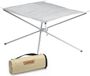 Markenlos Icecat Opvouwbare draagbare vuurplaats - Camping en tuin vuurkachel met roestvrijstalen design.