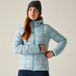 Regatta Dames Asper Jas Blauw Polyester/Polyamide Met Capuchon Waterafstotend