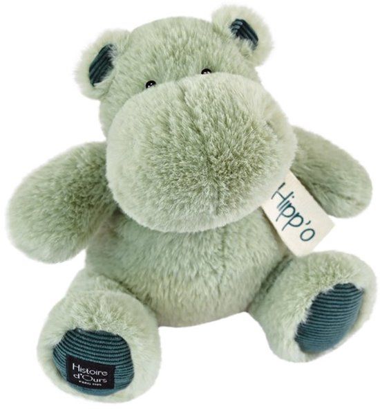 Histoire d'Ours Pluche Hippo Groen (25cm)