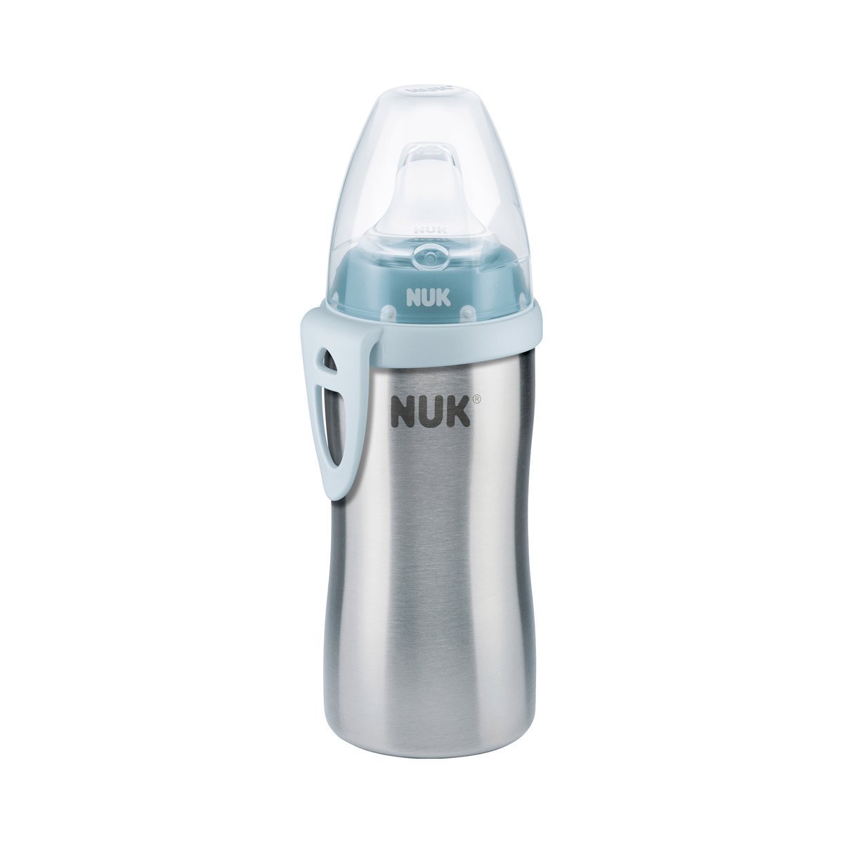 NUK Drinkfles Active Cup edelstaal Design: blauw vanaf 12 maanden