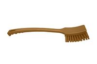Maya Professional Tools 10215-12 lange multifunctionele steelborstel, harde borstelharen, FBK/levensmiddelhygiëne, 410 mm x 45 mm, bruin