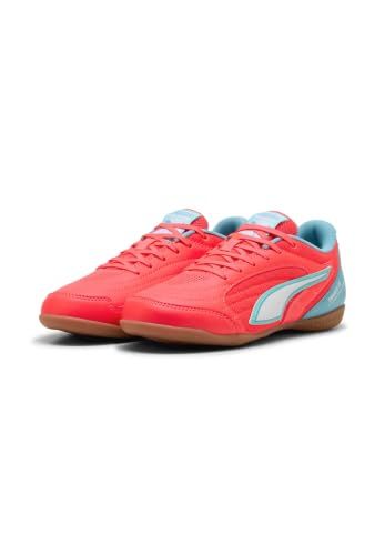 PUMA TRUCO IV Jr Unisex Sportschoenen - Ultra Red-PUMA White-Dusty Aqua-Intense Mint