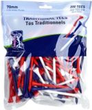 PGA Tour Traditional Tees (200 stuks) - Gekleurd