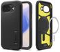 Spigen Tough Armor Hoesje Geschikt voor Google Pixel 10a | Compatibel met MagFit / Qi2 | Back Cover Militaire Standaard | Kickstand | Zwart