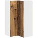 Armoire de cuisine meuble de cuisine avec étagère bois ancien 57 x 57 x 100 cm