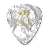 483R#04 Dunlop 483R04XH Celluloid Gitaar Plectrum Extra Heavy Wit Parelmoer