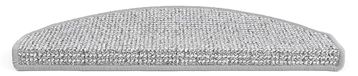 andiamo Trappenmat Savanna trapmatten, set van 15 trapmatten ter bescherming van je trap, trapmatten voor binnen, trapbescherming, 28 x 65 cm, lichtgrijs