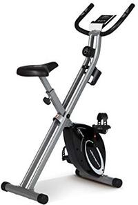 Ultrasport hometrainer F-Bike Advanced - LCD-display, opvouwbare hometrainer - verstelbare weerstandsniveaus - met handpulssensoren - opvouwbare fietstrainer- voor sporters en senioren