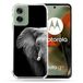 Cokitec Motorola G55 5G Animal Elephant zwart
