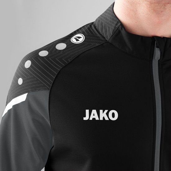 Jako Performance Sportjas Mannen - Maat L - Zwart/Grijs - Voetbal - Polyester