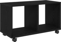 vidaXL Bijzettafel Zwart Eiken 72 x 33 x 42,5 cm Bewerkt Hout