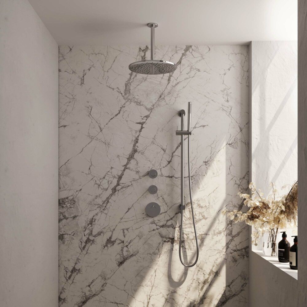 Brauer Chrome Edition Inbouw Doucheset - Glijstang en Staafhanddouche - 30 Chroom