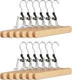 Merkloos Relaxdays Broekhanger Hout - Set van 12 - Antislip