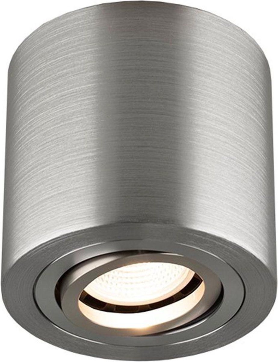 Fantasia Olala Rond Alu Plafondspot Ø 9 cm - Aluminium - Metallic
