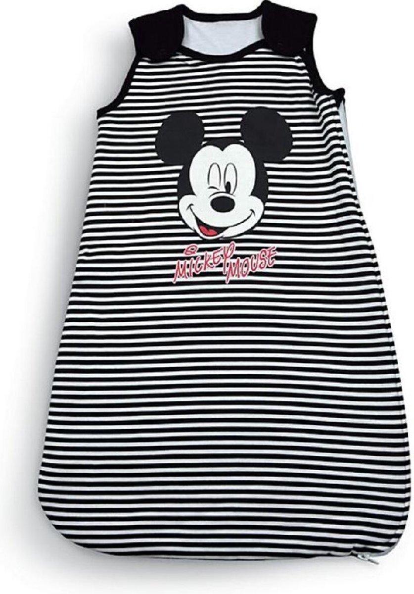 Disney Mickey Mouse babyslaapzak - gestreept - 70 cm (0-6 maanden) zwart/wit
