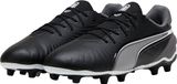 Puma King Match FG/AG Voetbalschoenen Junior Zwart - Wit - Donkergrijs
