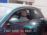 heko Team Heko Zijwindschermen set tbv Fiat 500E (type2) - model 3 deurs VANAF 2021 donker getint smoke