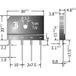 Diotec GBI25A Redresseur pont SIL-4 50 V 25 A Monophasé