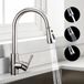 Robinet de cuisine haute pression - extractible - acier inoxydable