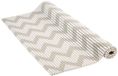 Venilia Zachte schuimmat Venisoft visgraat antislip vloerbedekking douchemat antislipmat, pvc-polyester, grijs-wit, 65 x 200 cm, 54715