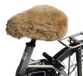 Icecat Housse de selle de vélo - Laine de mouton mérinos, couleur cappuccino