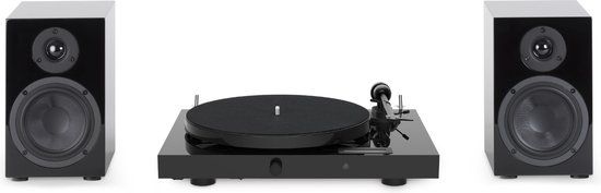 Pro-Ject Jukebox E1 + Speaker Box 5E Set - Draaitafel systeem - Zwart