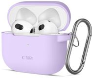 Tech-Protect Haakje in silicone voor Apple AirPods 3 - Lavendel