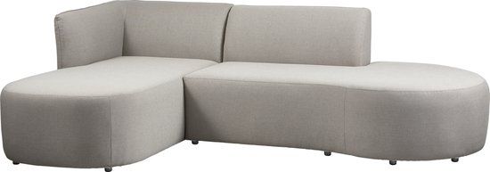 WOOOD Chios Loungeset Tuin Links - Organisch - Zand - 71x258x168
