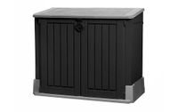 Keter Store-It-Out MIDI Abri de jardin en plastique - Noir et Gris