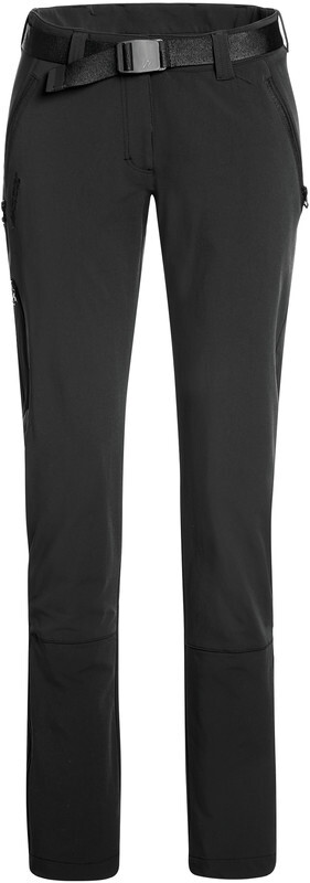 Maier Sports Lana Slim lange broek Dames zwart DE / 40 Normale maat 2018 Trekking- & Wandelbroeken