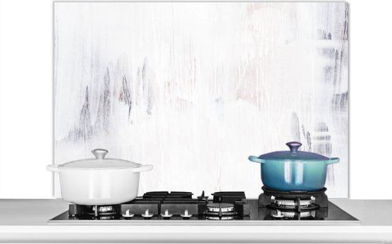 KitchenYeah Spatscherm keuken - Verf - Design - Abstract - Spatwand - 100x65 cm - Aluminium