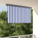Maison Exclusive - Rideau Rollo, bleu et blanc, 180 x 250 cm, tissu et aluminium
