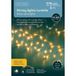 Lumineo LED-Lichterkette STRING LIGHTS TWINKLE 378 LED 6 m, klassisch warm, Indoor/Outdoor, 8 Licht-Modi, 8h-Timer