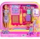 Barbie Playset Barbie Arrivée bagage JMJ49 avec Poupée incluse, Tapis roulant et Accessoires