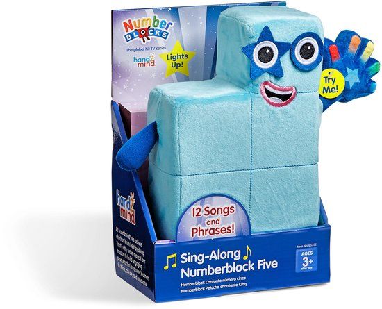 Learning Resources Numberblocks Five - Sing-Along - Meezingknuffel - 3+