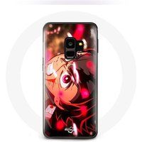 Maniacase Hoesje voor Samsung Galaxy S9 Plus Tanjiro Demon Slayer Kimetsu no Yaiba en colère
