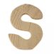 Rayher Hobby Rayher Decoratieletter Hout 50mm Hoog 10mm Breed Houtkleur
