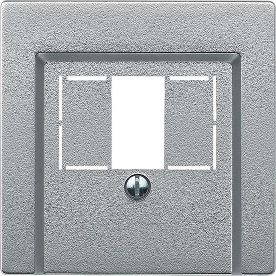 Schneider Electric MTN297960 afdekking voor multimedia, aluminium