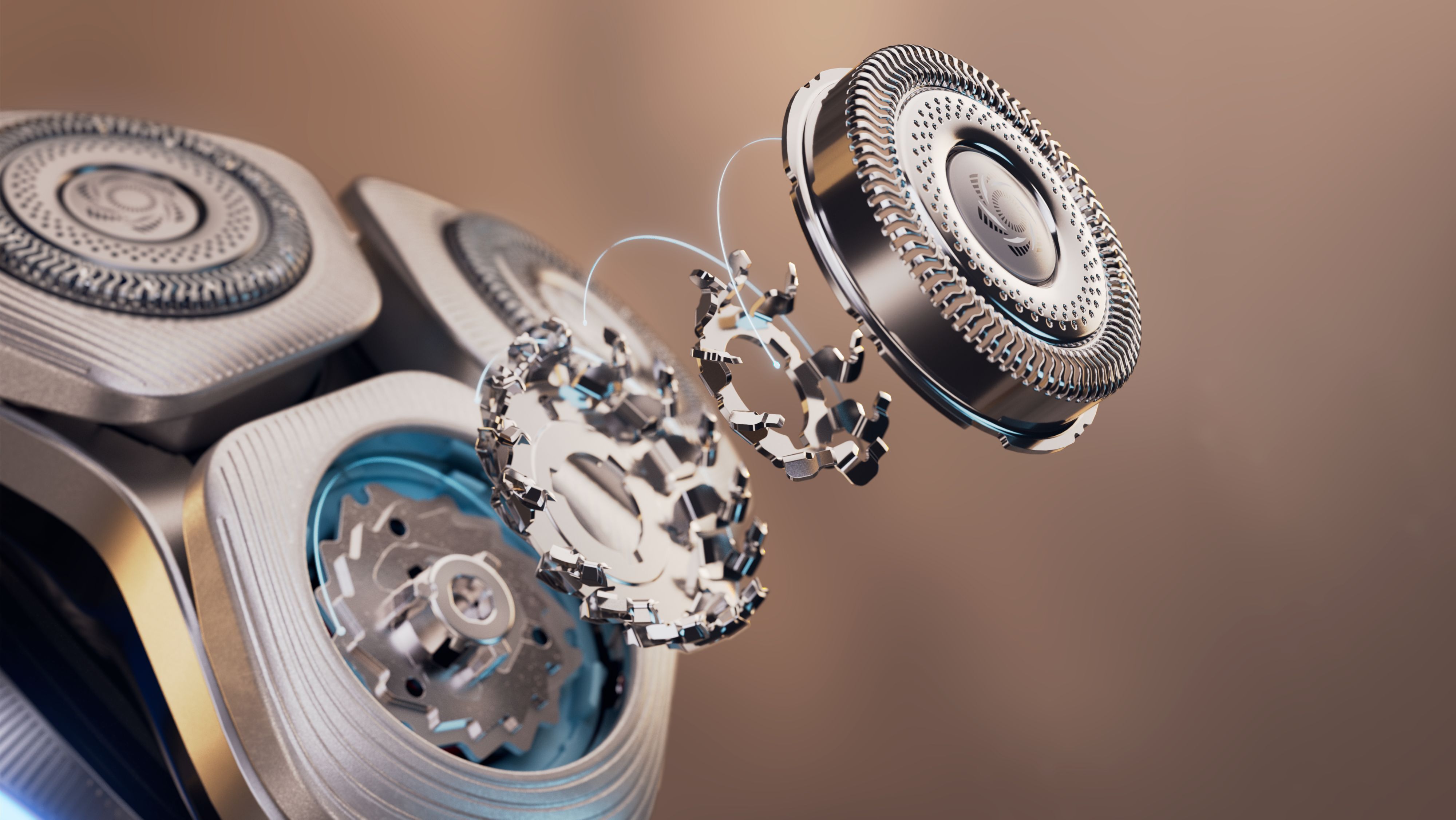 Philips i9000 Prestige XP9208/30 - Elektrisch scheerapparaat - Wet&Dry - SkinIQ - Goud