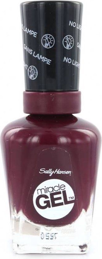 Sally Hansen Miracle Gel Nagellak - 489 V-Amplified | Berry | 14.7 ml
