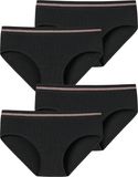 SCHIESSER Onderbroek ' Long Life Rib ' zwart