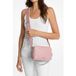 Michael Kors Sac bandoulière caméra à double fermeture éclair moyen Smokey Rose
